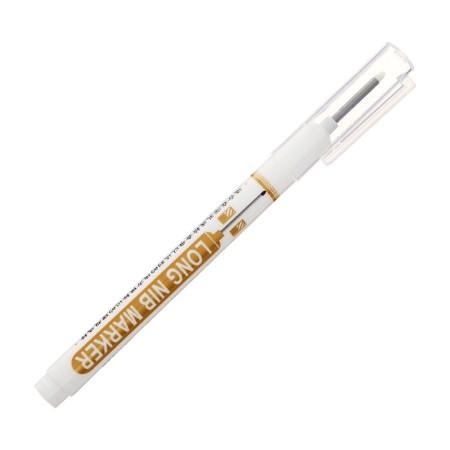 Permanent marker 0.7 mm, with an elongated tip, white-5