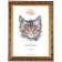 Photo frame plastic 25x35 cm, gold (plastic screen)