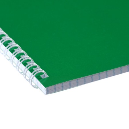 Notebook of 48 sheets in the cage on the crest "Beautiful accents", cover coated cardboard, selective varnish, sparkles, offset block, mix-2