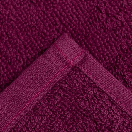 Terry towel "Ethel" 30x30 cm, dark purple color, 100% cotton, 340 g/m2-3