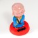 Plastic pendulum from the solar battery "Buddha with tars" 8x8x9 cm