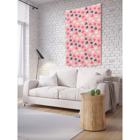 Decorative panel with photo printing "The path of the heart", vertical, size 150x200 cm