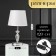 Ella table lamp E14 40W chrome 18x18x33.5 cm