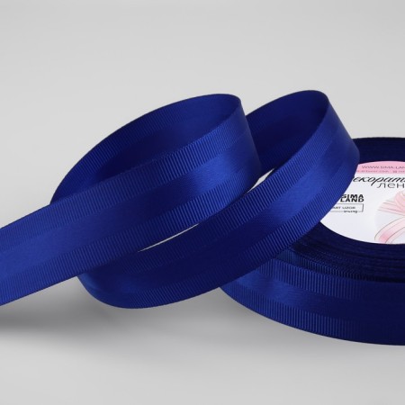 The tape is decorative, repression/satin, 25 mm, 18 ± 1 m, blue color