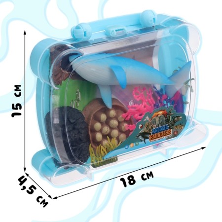 Game set "Sea City", sea animals in the suitcase-1