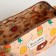 Lightning cosmetic bag, beige color