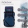 Tourist backpack, TAIF, 100 liters, lightning department, blue color