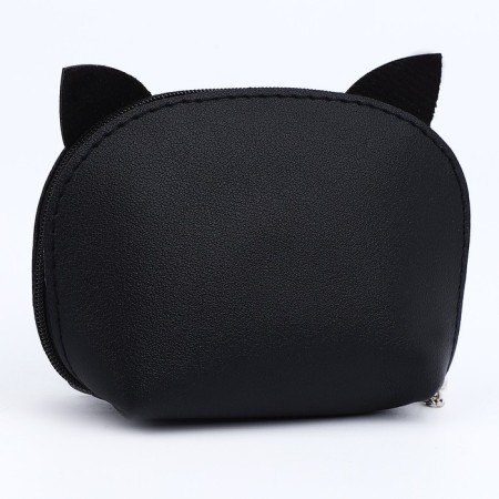Children's wallet with lightning, black color-2