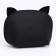 Children's wallet with lightning, black color
