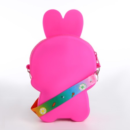 Bag's bag with lightning, raspberry color-1