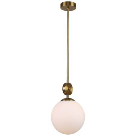 Suspension lamp Marsela 1xe27 60W, size 20x20x45-80 cm, bronze color
