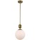 Suspension lamp Marsela 1xe27 60W, size 20x20x45-80 cm, bronze color