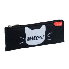 Penal soft, 1 compartment, 90 x 220 mm, flat, Erich Krause, Meow, Black/White, 48366