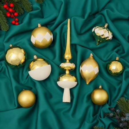 A set of jewelry plastic 19 pcs "Ice" white-gold