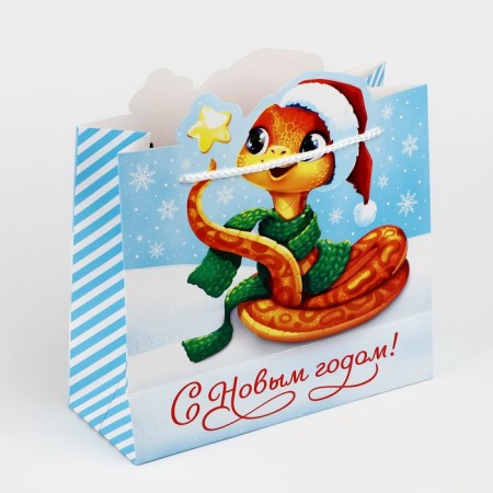 Gift package "Snake", 25 x 26 x 10 cm, New Year-5