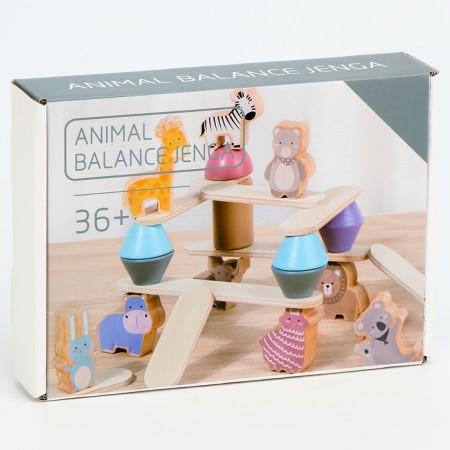 Wooden developing toy Balancir "Animal World" 20.5 × 15.5 × 4.5cm-5