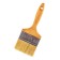 Brush flat bison 01005-100, light natural bristles, wooden pen, 4 ″/100mm