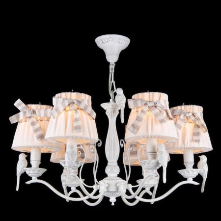 Maytoni ARM013-06-W, 6HE14, 40W, 61x61x87 cm, white antik color-13