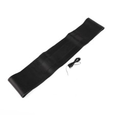 Cartage braid braid, 38 cm, genuine leather with perforation, black