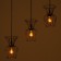 Freight Bayerlux lamp 3he27 40W gold 16x50x23-123cm