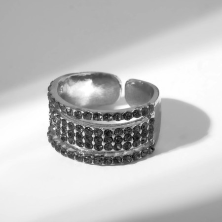 The ring "minimal" separation, the color is gray in silver, dimensionless-2