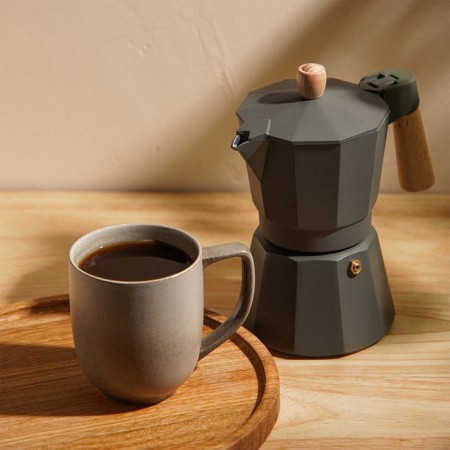Geyser Coffee machine SL Home "Framo", 300 ml, 11 × 15.5 × 20 cm, olive color-7
