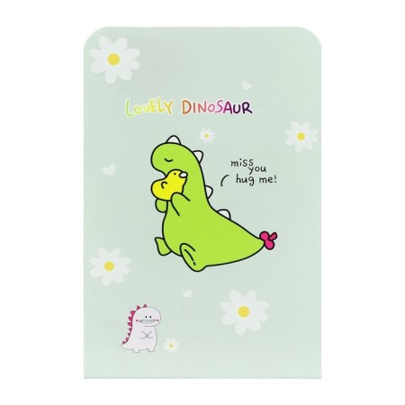 Book stands 2 pieces of dino (turquoise)-1