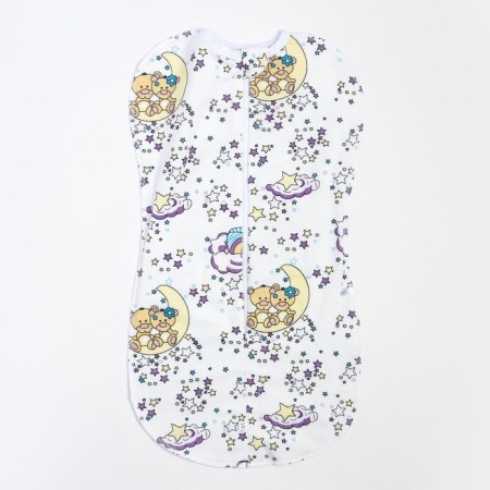 The diaper-coconut bear on the moon, flannel 170 g/m, cotton 100%, height 62