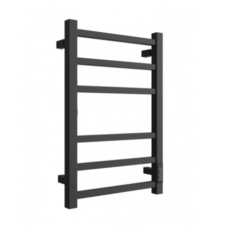Electric towel "Dvin" L Plaza Neo, 600x400 mm, dimmer, black matte