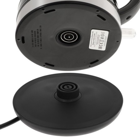 Electric kettle Viconte VC-3304, plastic, 1.7 l, 2200 watts, black-7