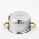 A stainless steel pan with a luxury luxury lid, 2.2 l, d = 19 cm
