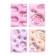 Notebook A6, Devente Cat Paws, 192 sheets, hard cover, artificial skin with foam rubber, 70g/m2, mix
