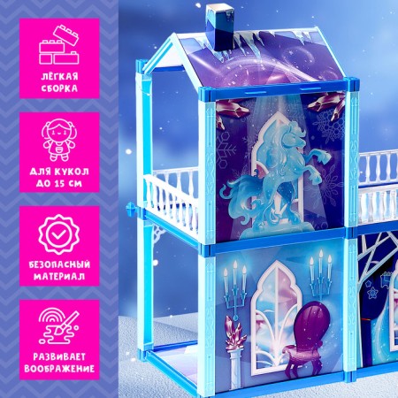 House for dolls "Winter Palace", with accessories-4