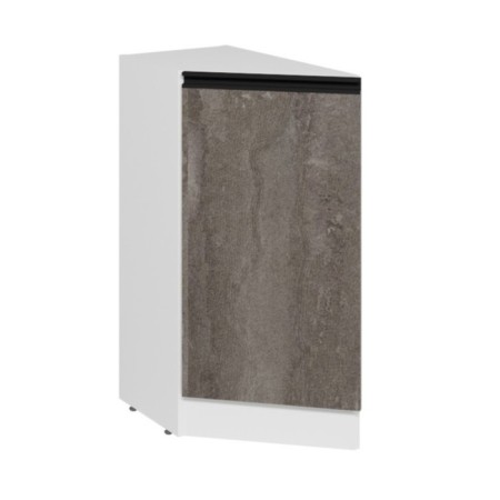 Cabinet floor final left noktyurn 300x566x820 white/dark concrete/anthracite