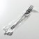 Tree of stainless steel plug "typhoon", length 20 cm, silver color