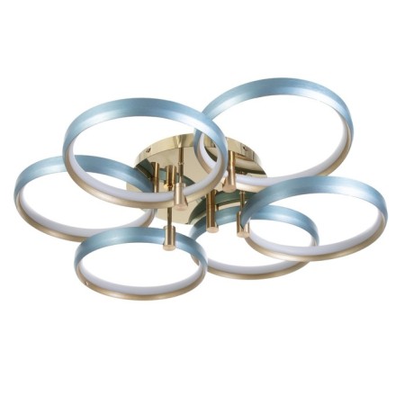 Chase with DND "WINLLA" LED 204W 3000-6000K blue-gold 80x80x11 cm Bayerlux