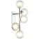 Wall lamp Shardin 5xg9 LED 28x26.5x50.5 cm, color chromium