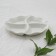 Menzhitsa ceramic 4 cells "Airiousness", 24 × 3.5 cm, white color