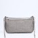 Lightning bag, long belt, silver color