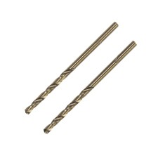 Tundra metal drill, HSS-CO (5% cobalt), cylindrical tail., 3 mm, 2 pcs.