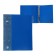 Folder on 4 rings A4, Calligrata, 40 mm, 700 μm, internal and end pocket, blue