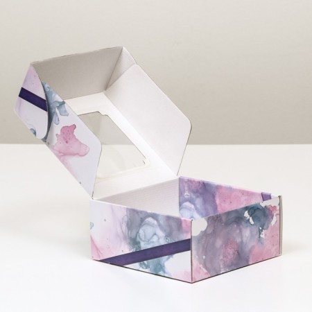 Self -charged box, with a window, "Melody" 19 x 19 x 9 cm set 5 pcs-3