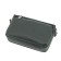 Female bag, genuine leather, black 19x6x12 cm