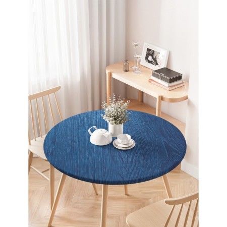Tables on the table “dense pattern”, round, oxford, elastic band, size 120x120 cm, diameter 75-100 cm-2