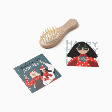 Gift set "New Year: Warm Winter Wishes" towel and accessories-6