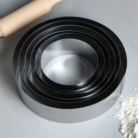 A set of baking forms and calculation "Circle", D-20, H-5 cm, 6 pcs-1