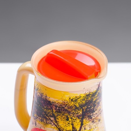 Set for juice "Sunset" art painting, 6 glasses 1250/200 ml-2