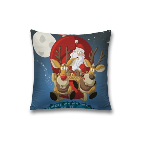 Decorative pillowcase “Magic sled”, on a zipper, size 45x45 cm