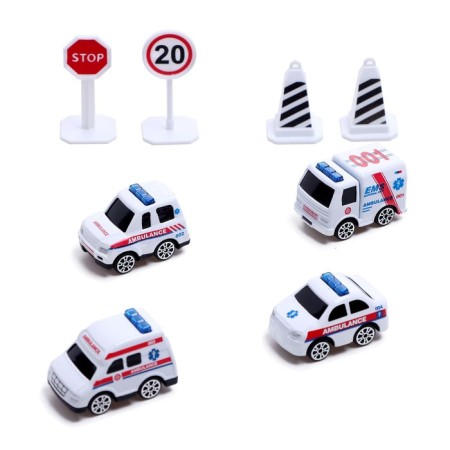 Set of metal machines "Special services", mix-3