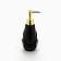 Doster for liquid soap "Black", 250 ml.